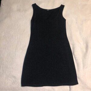 Miik Mini Tank Dress Charcoal Sleeveless Stretchy XS Excellent Condition
